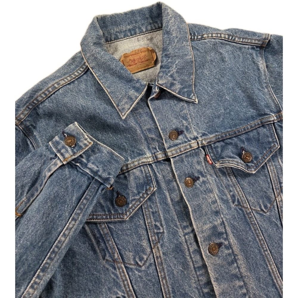 Vintage‎ Levis Jacket Mens Medium Type 3 Denim Trucker Bomber 70506-0214